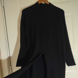 Eloquii elements sweater tunic with front opening